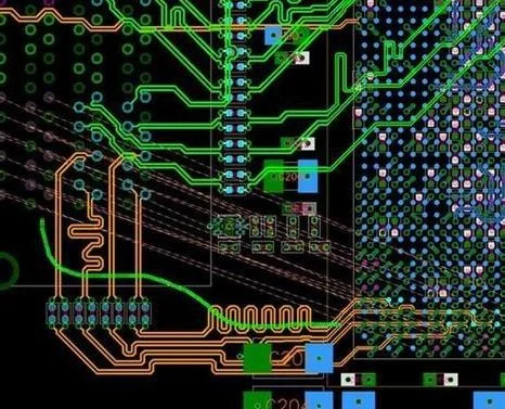 Inspection and test station checking assembled boards on the production line