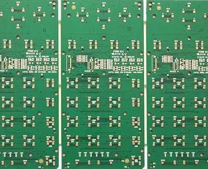 Inspection and test station checking assembled boards on the production line