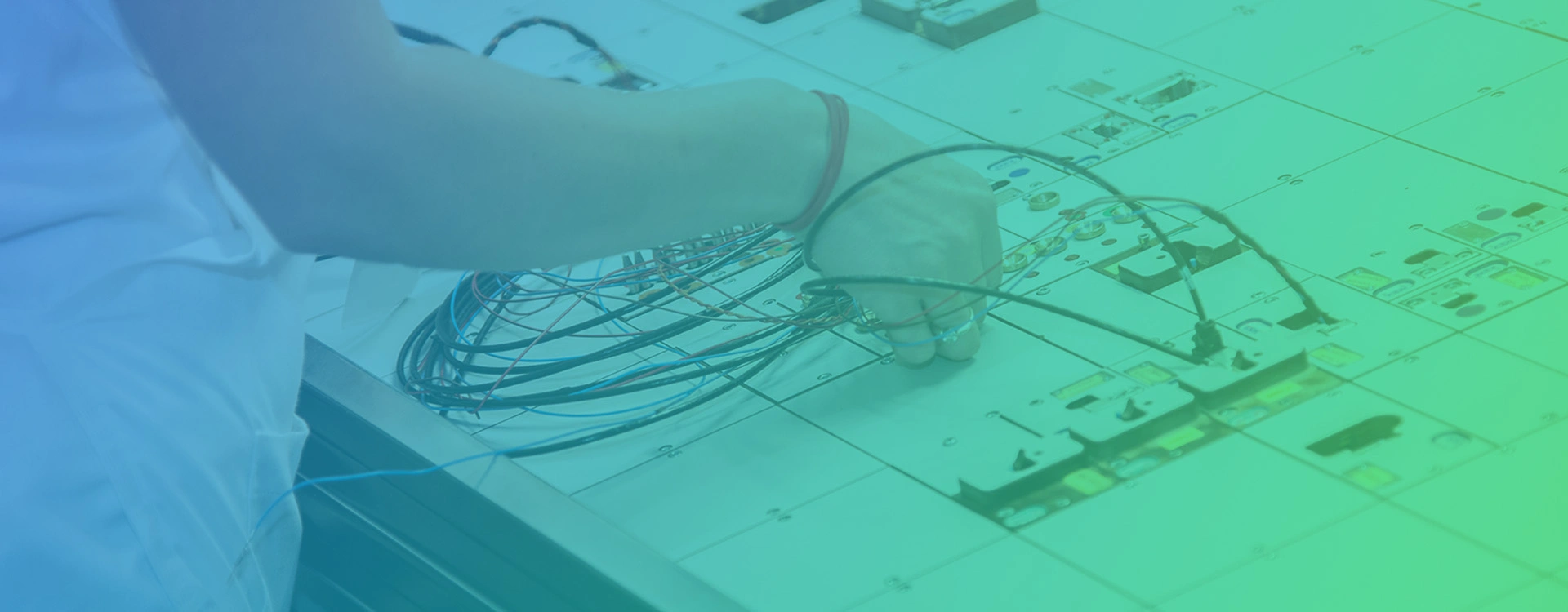 Automated SMT line assembling the circuit boards described in this guide