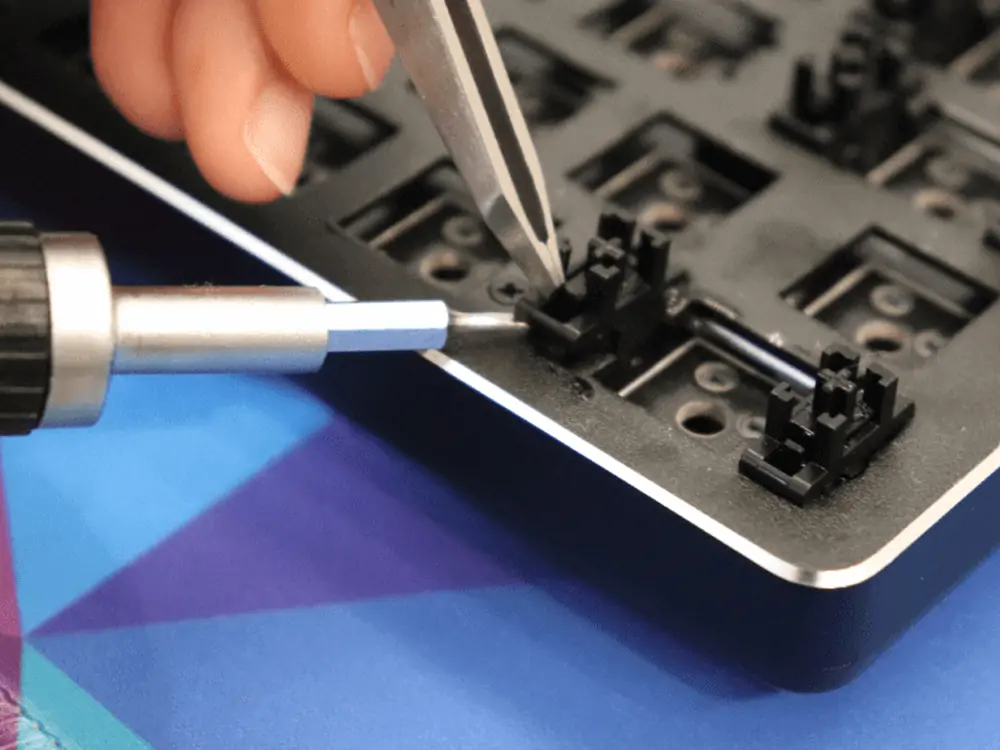 Automated SMT line assembling the circuit boards described in this guide