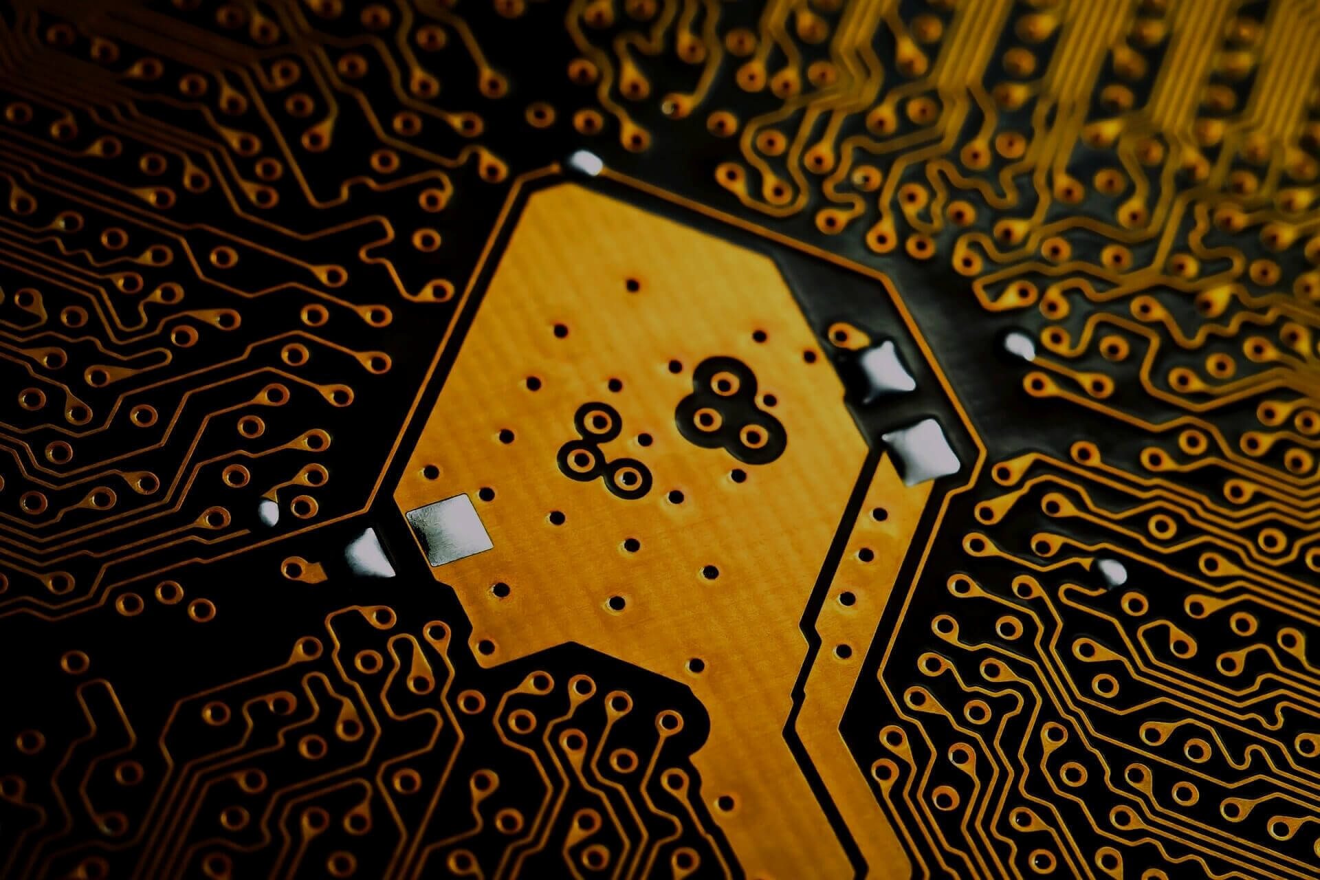 Automated SMT line assembling the circuit boards described in this guide