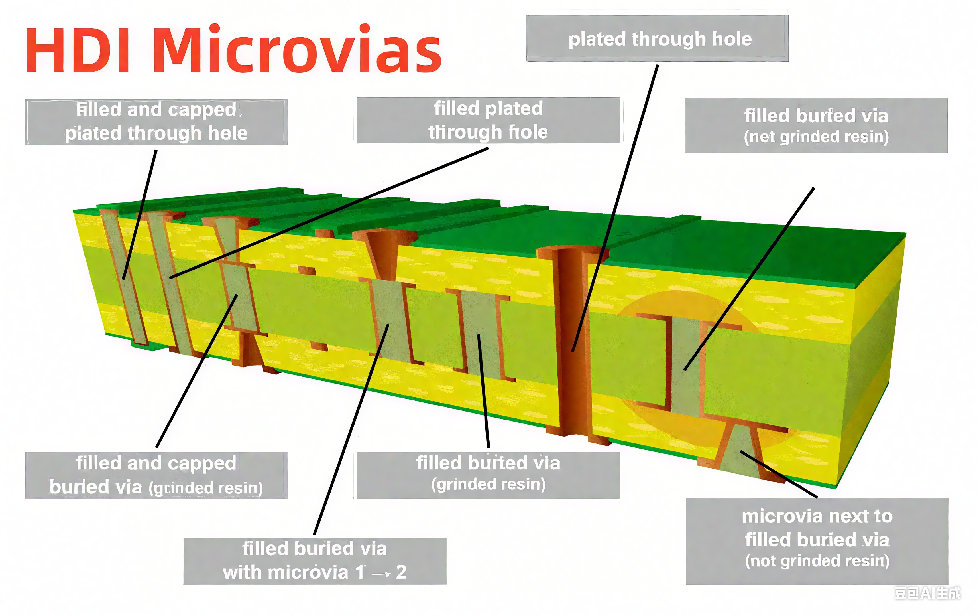 HDI PCB Technology Explained: Microvias, Blind Vias & Buried Vias in PCB Design
