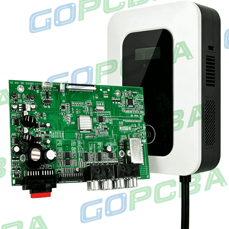 Automated SMT line assembling the circuit boards described in this guide