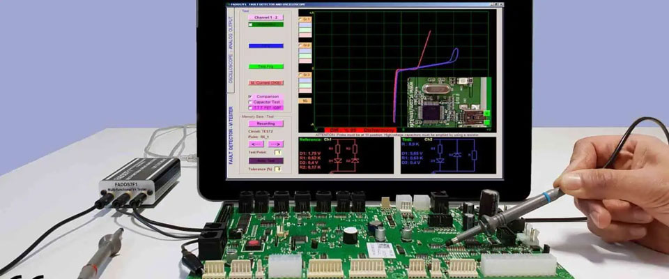 reliability testing of an assembled PCBA including solder joint adhesion checks