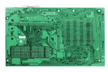 Inspection and test station checking assembled boards on the production line