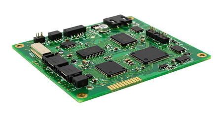 Automated SMT line assembling the circuit boards described in this guide