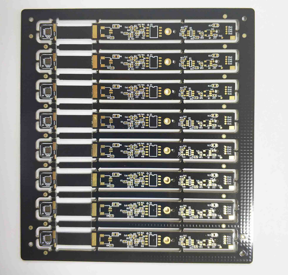 Inspection and test station checking assembled boards on the production line