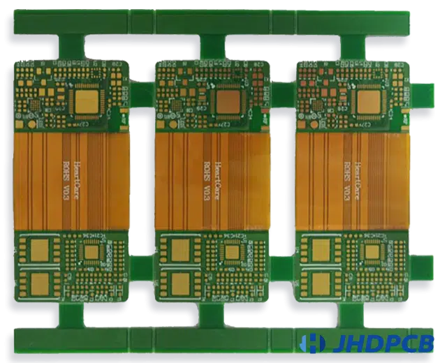 Inspection and test station checking assembled boards on the production line
