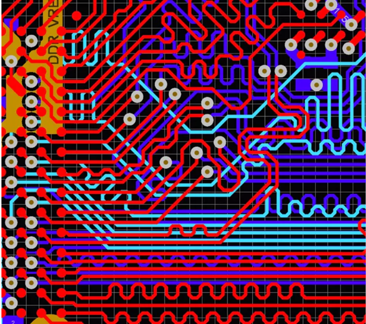 Automated SMT line assembling the circuit boards described in this guide