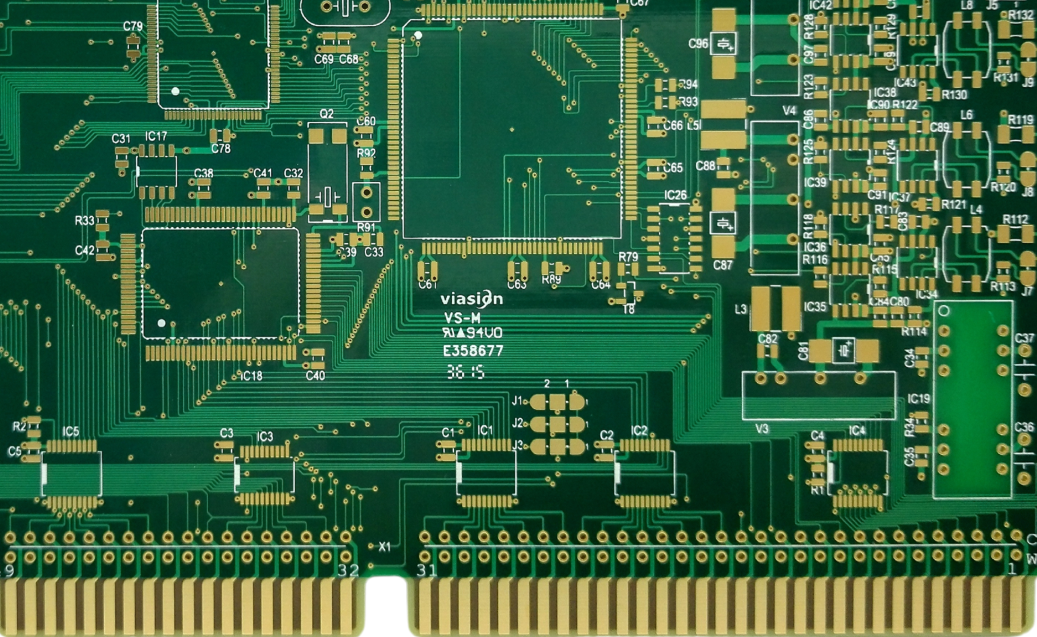 Automated SMT line assembling the circuit boards described in this guide