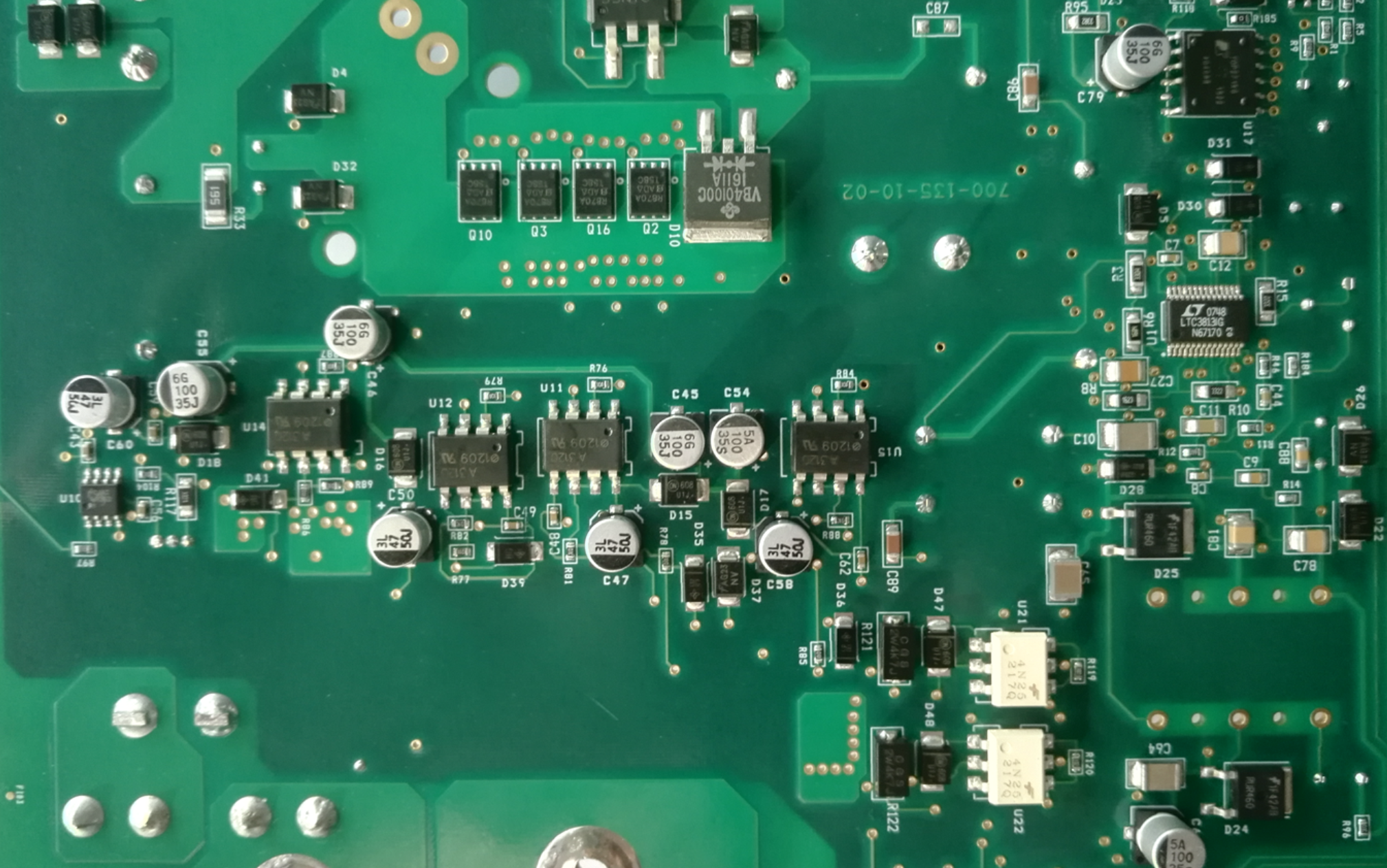 multilayer prototype board being brought up