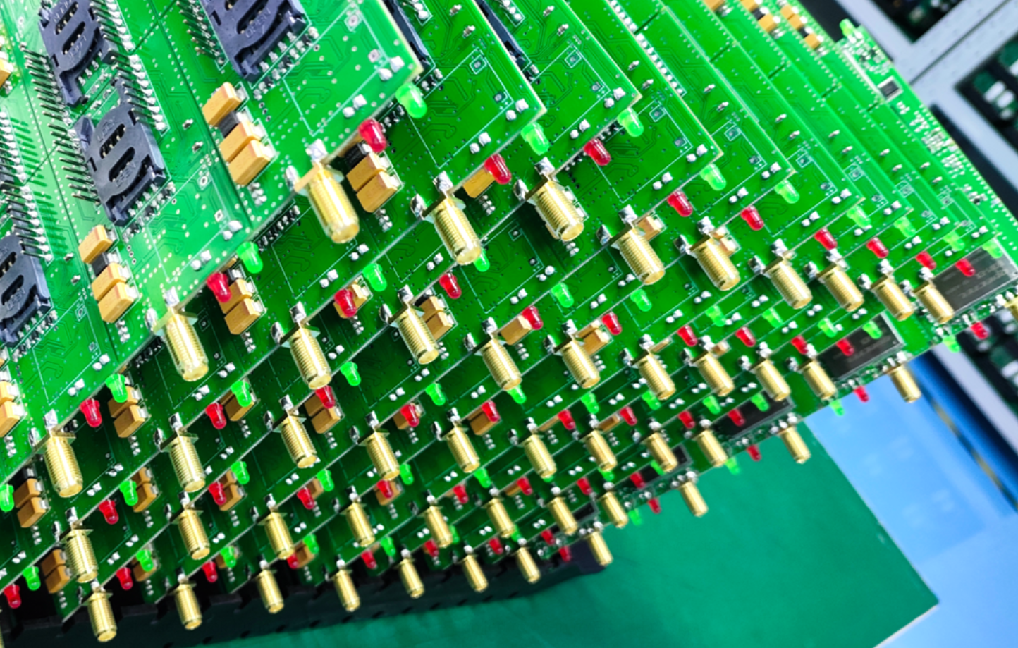 edge computing board during BGA placement