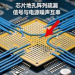 BGA Ground Via Design for High-Speed Signal Integrity and Power Noise Control