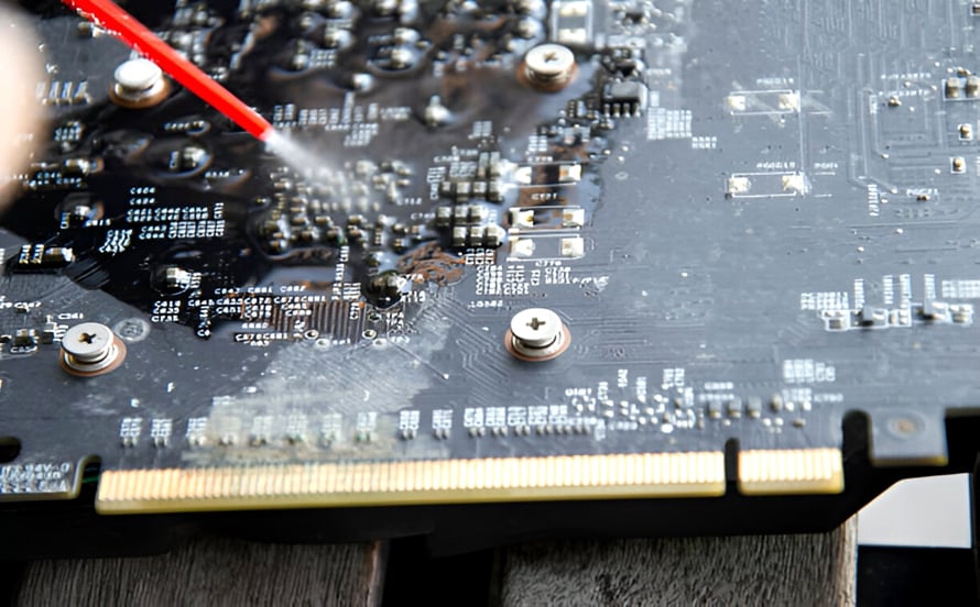 Rigid flex PCB with microvia HDI for smart glasses module